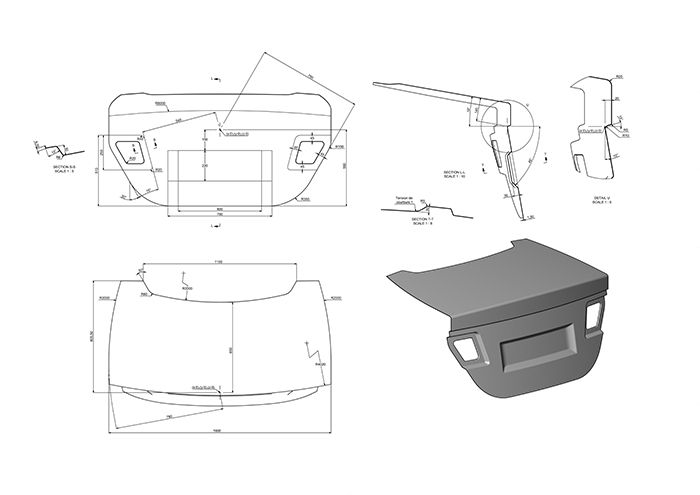 5083/5182 Aluminum Sheet for Trunk Lid